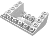 Набор LEGO Slope Inverted 33 5 x 6 x 2, Белый
