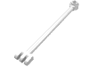 Набор LEGO Hinge Bar 8L with 3 Fingers and Open End Stud, Белый