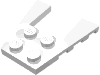 Набор LEGO Wedge Plate 4 x 4, Белый