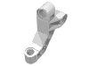 Набор LEGO Bionicle Matoran Back, Beam 4 x 4 x 2, Белый