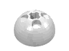 Набор LEGO Cylinder Hemisphere 3 x 3 Ball Turret, Белый