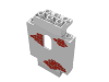 Набор LEGO Panel  2 x  5 x  6 with Red Scattered Bricks Print, Белый