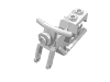 Набор LEGO Bike  2 Wheel Motorcycle Frame  3 x  6 x  3 (Complete), Белый