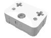 Набор LEGO Technic Axle Connector Rectangular Triple Spring-Loaded, Белый