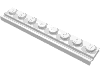 Набор LEGO Plate Special 1 x 8 with Door Rail, Белый