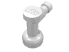 Набор LEGO Tap  1 x  1 with Hole in Spout, Белый