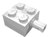 Набор LEGO Brick Special 2 x 2 with Pin and No Axle Hole, Белый