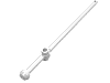 Набор LEGO Bar 12L with Open Stud, Towball, and Top Slit [Boat Mast], Белый
