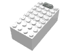 Набор LEGO Electric 9V Battery Box Small [Complete Assembly], Белый