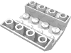Набор LEGO Slope Inverted 45 4 x 4 Double, Белый