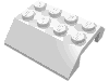 Набор LEGO Slope 45В° 4 x 4 Double with Hinge, Белый