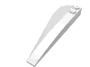 Набор LEGO Wedge 10 x 3 Right, Белый