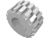 Набор LEGO Tyre 21 x 12 with Offset Tread Small Wide, Белый