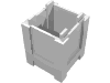 Набор LEGO Container Box 2 x 2 x 2 - Top Opening, Белый