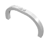 Набор LEGO Brick, Arch 1 x 12 x 5 Curved Top, Белый