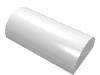 Набор LEGO Brick Curved 2 x 4 No Studs, Curved Top, Белый