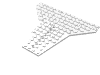 Набор LEGO Wedge, Plate 16 x 14 Shuttle, Белый