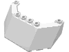 Набор LEGO Windscreen 5 x 8 x 2, Белый