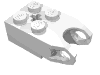 Набор LEGO Technic Brick Special 2 x 2 with Ball Receptacle Reinforced and Axle Hole, Белый