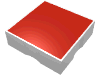 Набор LEGO Duplo Tile 2 x 2 with Shape Red Square Print, Белый