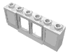 Набор LEGO Window 1 x 6 x 2 with Shutters [Old Style Extended Lip &amp, Белый