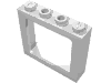 Набор LEGO Window 1 x 4 x 3 Train with Shutter Holes and Solid Studs on Ends, Белый