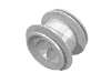Набор LEGO Wheel 49.6 x 28 VR with Axle Hole, Белый