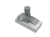 Набор LEGO Tap 1 x 2 Base with Light Gray Spout, Белый