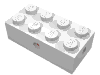 Brick, Modified 2 x 4 with Wheels Holder Old, Opaque Bottom