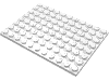Набор LEGO Plate 8 x 11, Белый