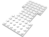 Набор LEGO Vehicle Base 6 x 12, Белый