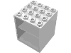 Набор LEGO Homemaker Cupboard 4 x 4 x 4 with Door Holder Holes, Белый