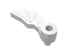 Набор LEGO Minifig Plume Dragon Wing Left, Белый