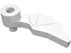 Набор LEGO Minifig Plume Dragon Wing Right, Белый