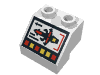Набор LEGO Electric Light Slope 45В° 2 x 2 with Computer Console Print [Complete Assembly], Белый