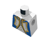 Набор LEGO Torso Pirate Imperial Soldier Officer Print (Blue), Белый
