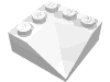Набор LEGO Slope 33В° 3 x 3 Double Concave, Белый