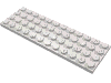 Набор LEGO Plate 4 x 12, Very Light Bluish Gray