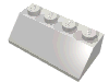 Набор LEGO Slope 45В° 2 x 4, Very Light Bluish Gray