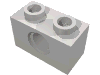 Набор LEGO Technic Brick 1 x 2 [1 Hole], Very Light Bluish Gray