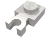 Набор LEGO Plate Special 1 x 1 with Clip Vertical [Thick U Clip], Very Light Bluish Gray