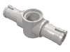 Набор LEGO Technic Pin Long with Friction Ridges Lengthwise and Centre Pin Hole, Very Light Bluish Gray