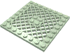 Набор LEGO Plate Special 8 x 8 with Grille [No Hole in Center], Светло-зеленый