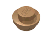 Набор LEGO Plate Round 1 x 1 with Solid Stud, Flat Dark Gold