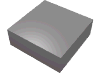 Набор LEGO Tile 1 x 1 with Groove, Flat Silver