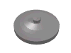Набор LEGO Dish 4 x 4 Inverted [Radar], Flat Silver