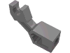 Набор LEGO Arm Mechanical [Thin Support], Flat Silver