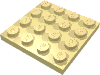 Набор LEGO Plate 4 x 4, Светло-желтый