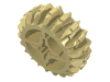 Набор LEGO Technic Gear 20 Tooth Double Bevel with Axle Hole Type 2 [X Opening], Светло-желтый