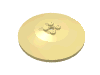 Набор LEGO Dish 8 x 8 Inverted [Radar], Светло-желтый